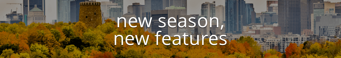 new season, new features banner